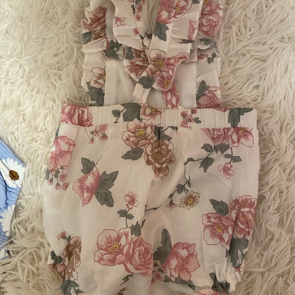 Bundle of baby girl clothes sizes 0-3 and 3-6 mos